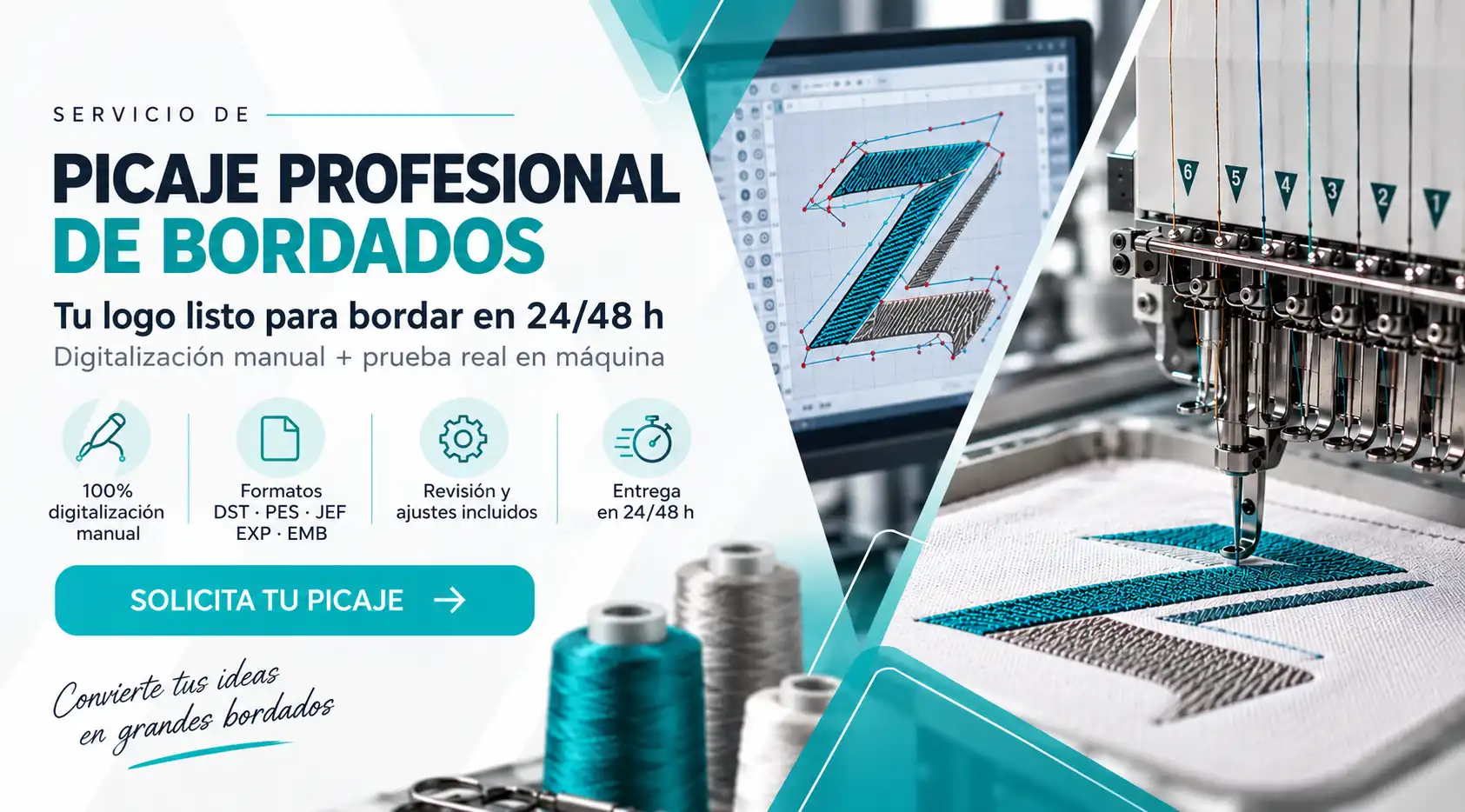 Zafitex: Maquinaria para el sector textil 6 Banner Home Zafitex Picajes