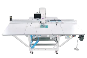 La Hikari HMS-13095 es una máquina de coser industrial de área programable diseñada para trabajos automáticos de alta precisión. Incorpora un amplio campo de costura de 1300 × 950 mm, sistema computarizado inteligente y tecnología avanzada para realizar patrones complejos con máxima velocidad, estabilidad y eficiencia en producción industrial.