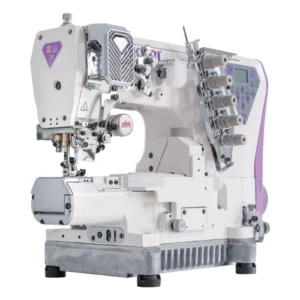 Recubridora industrial Hikari HW78V interlock cilíndrica con tensión inteligente y puller opcional
