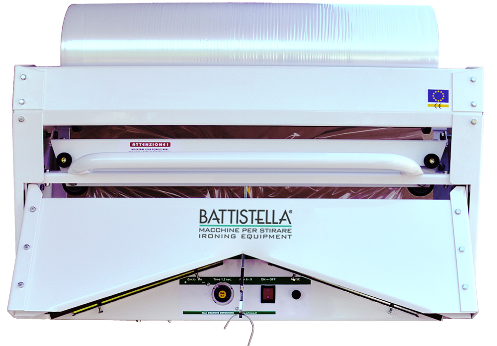 Embolsadora de prendas Battistella Medusa Manual · anclaje a pared · 230V 50W 2 Battistella Medusa, detalle
